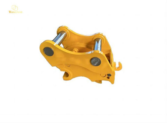Acoplador rápido do engate rápido hidráulico resistente para a cor amarela da máquina escavadora 420kg